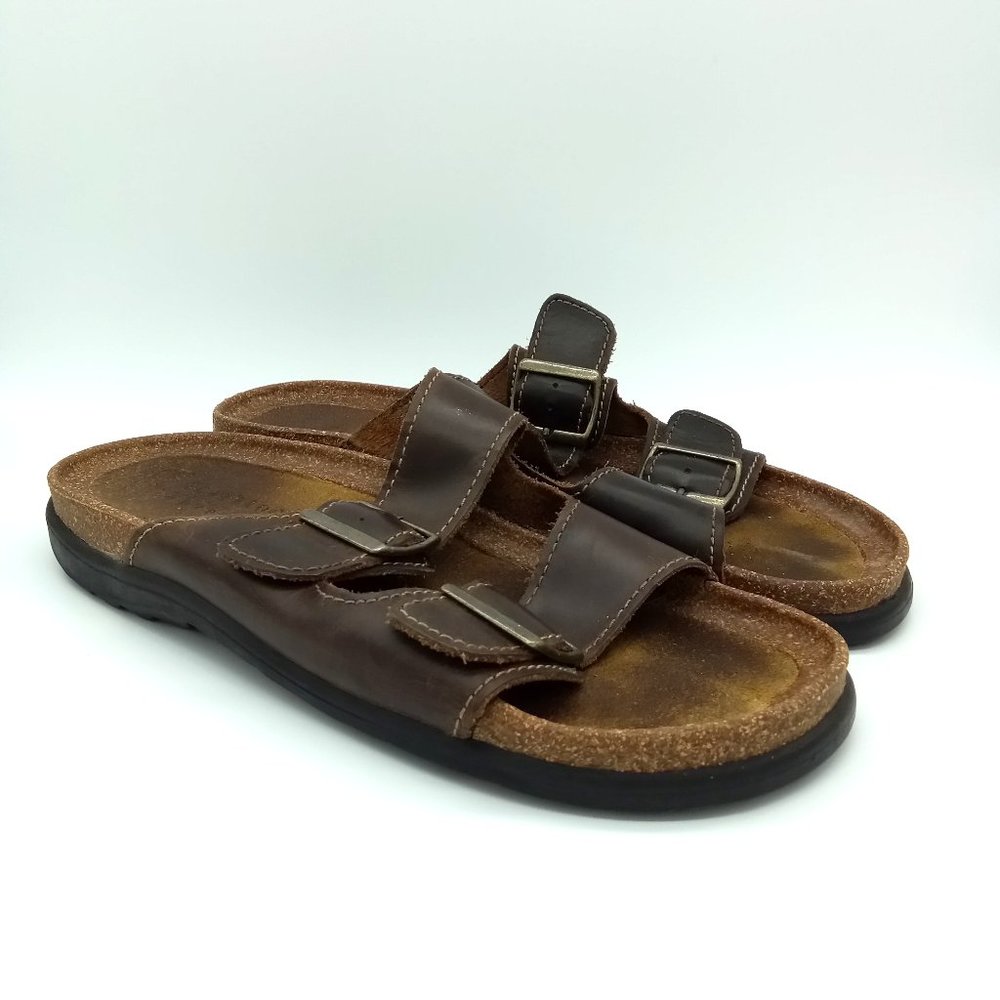 Claybrooke Men's Leather Slip On Sandals 9M